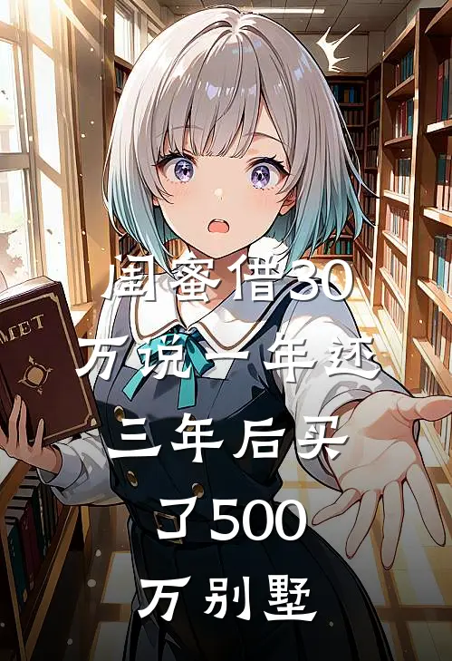 闺蜜借30万说一年还，三年后买了500万别墅