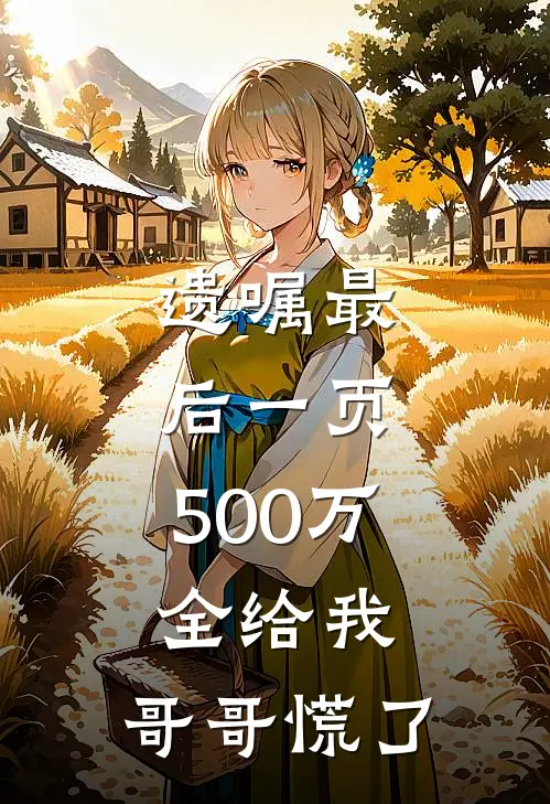 遗嘱最后一页，500万全给我，哥哥慌了