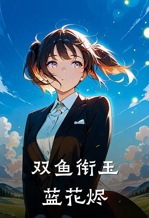 双鱼衔玉蓝花烬