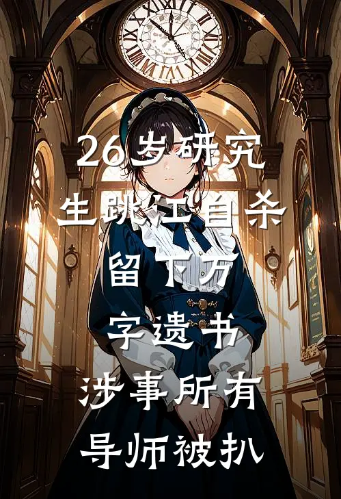 26岁研究生跳江自杀，留下万字遗书：涉事所有导师被扒